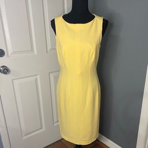 WHBM gorgeous yellow dress size 6